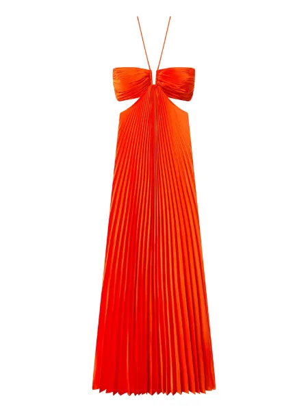 Moira Pleated Maxi Dress